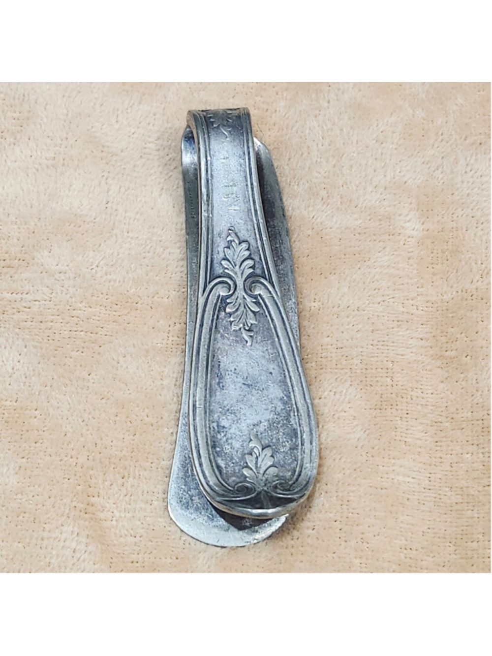 Silverwear Money Clip / card Holder handmade Accessory